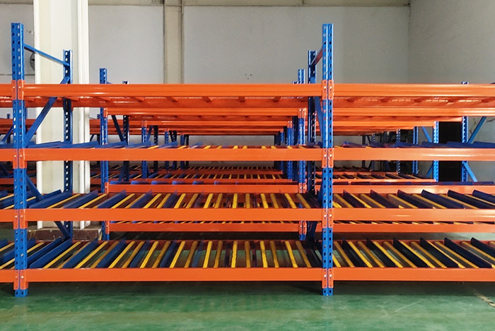 倉(cāng)庫(kù)自滑式貨架